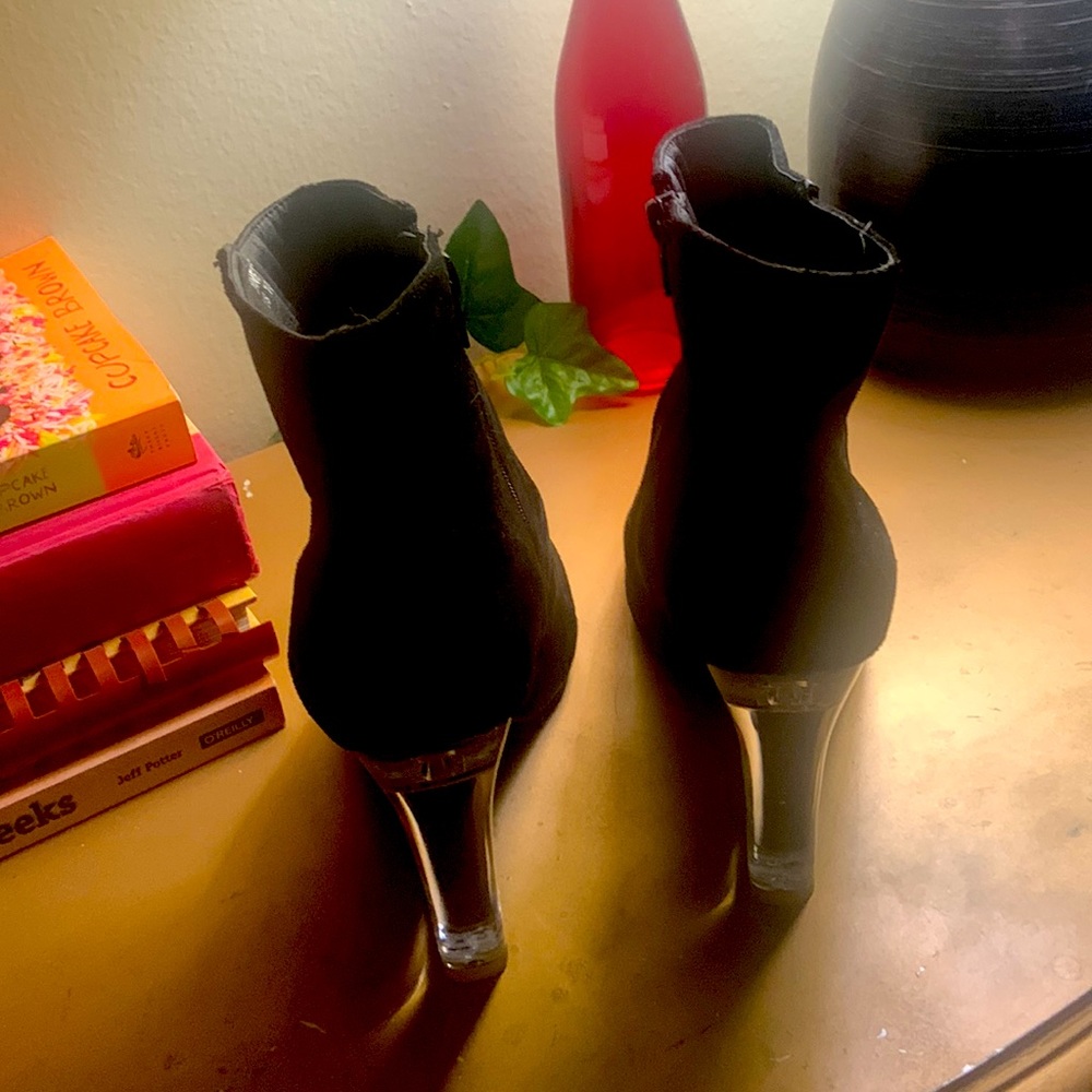 Translucent Heel Bootie - image 8